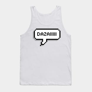 Dazai | tiktok trend | funny memes | pixel speech bubble Tank Top